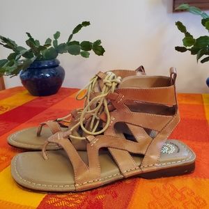 Leather Gladiator Sandles